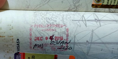 travelling to the philippines without a visa
