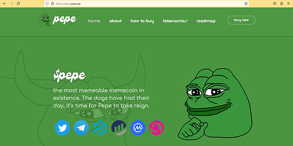 Official $Pepe Coin WEBSITE and Accounts - (Beware of Fake $Pepe Websites)